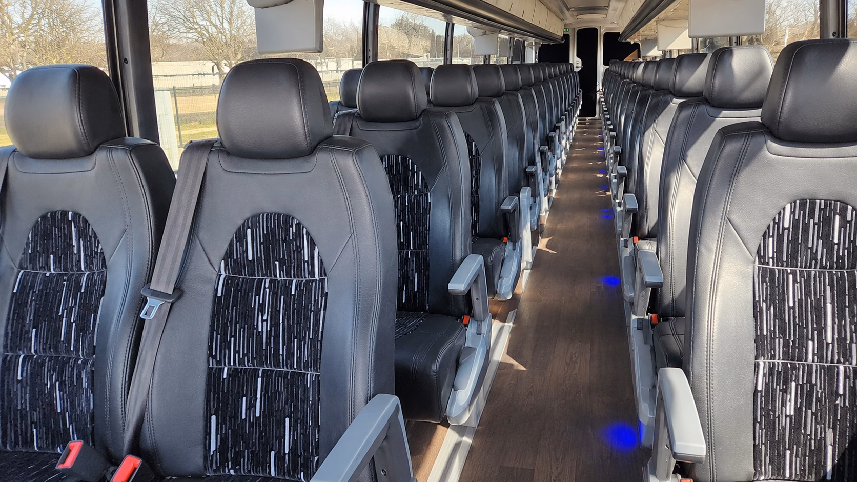 a charter bus makes military wedding shuttle coordination simple