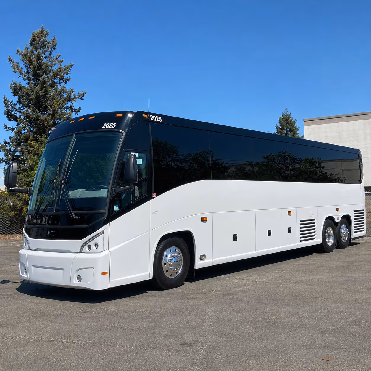 chesapeake charter bus rental exterior