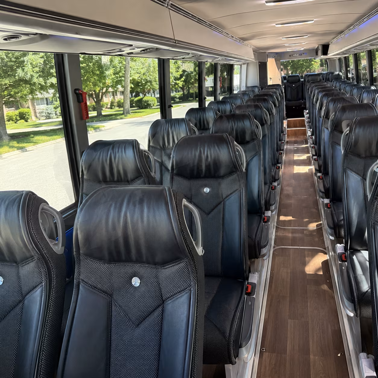 chesapeake charter bus rental inside