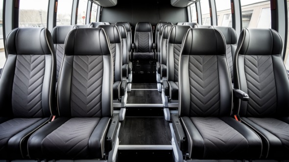 18 passenger minibus inside suffolk