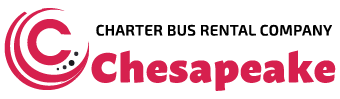 charter bus rental company chesapeake logo