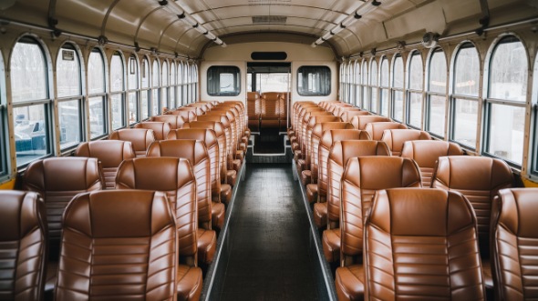 chesapeake school bus rental inside